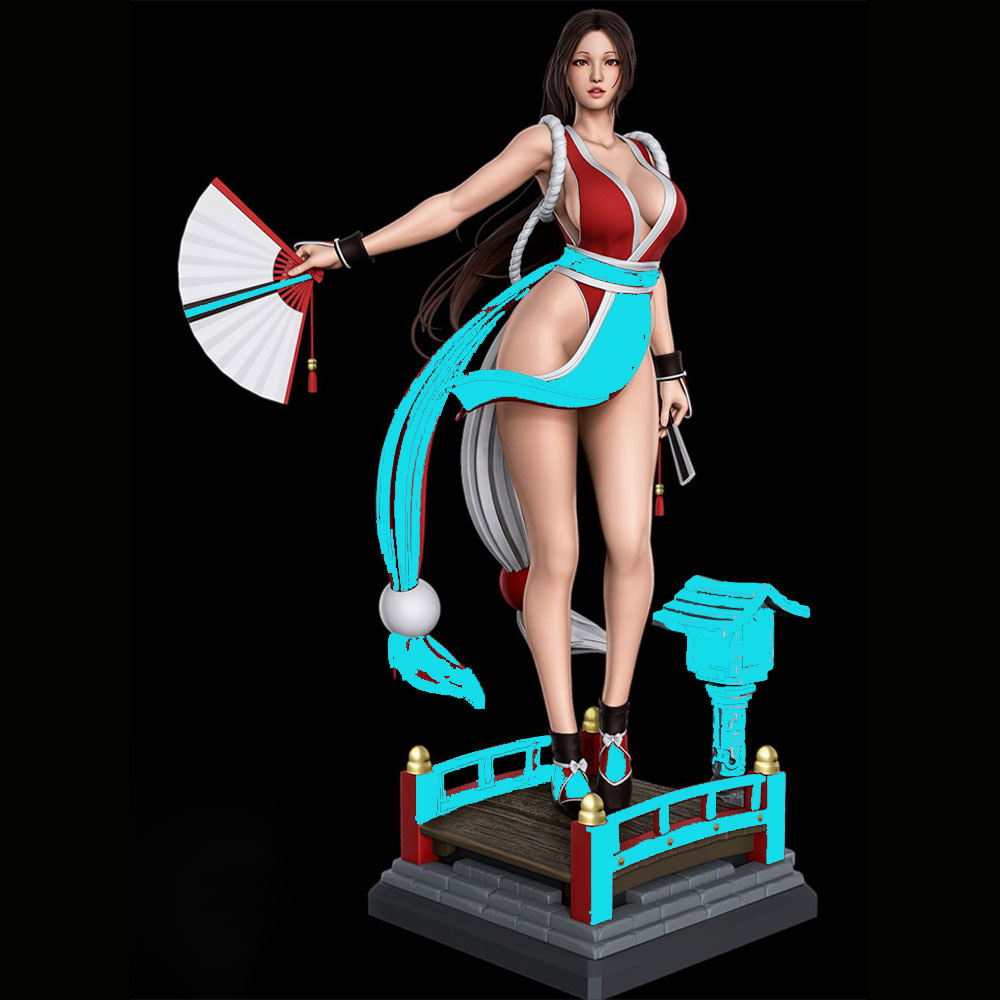 Model Kit Hg - Estátua em Resina de Menina Sexy