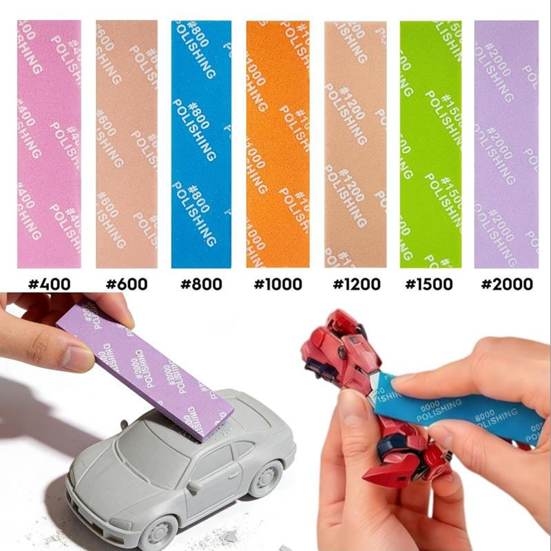 Model Kit Tool Set - Conjunto de 9 Esponjas de Lixamento