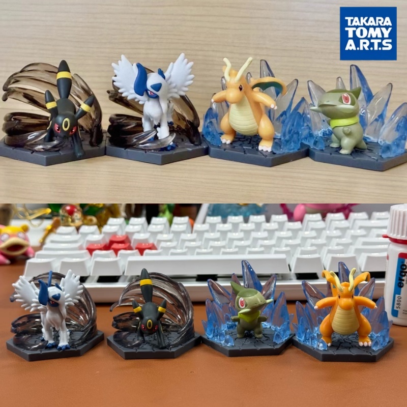 Model Kit Display - Figura Gashapon Pokémon Takara Tomy: Diorama