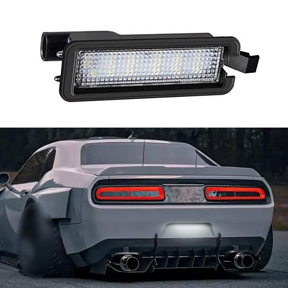 Model Kit Dodge Charger - Luz led da placa de licença