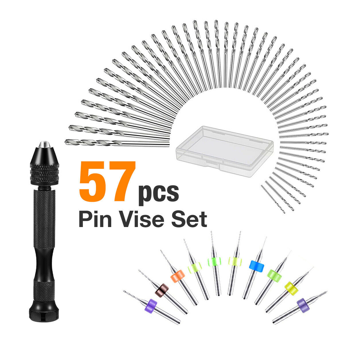 Pin Vice Micro - Liga de aço Pin Vise mão
