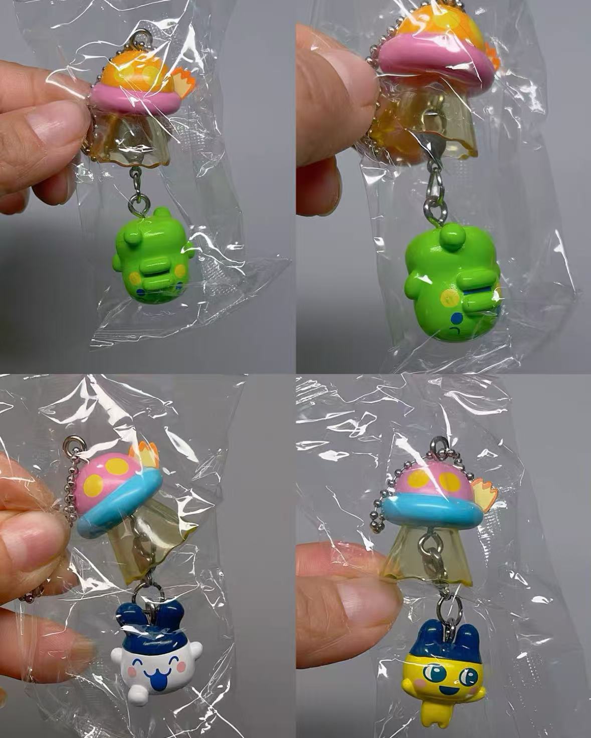 Model Kit Ufo - Chaveiro Bandai Tamagotchi UFO Bell Mametchi