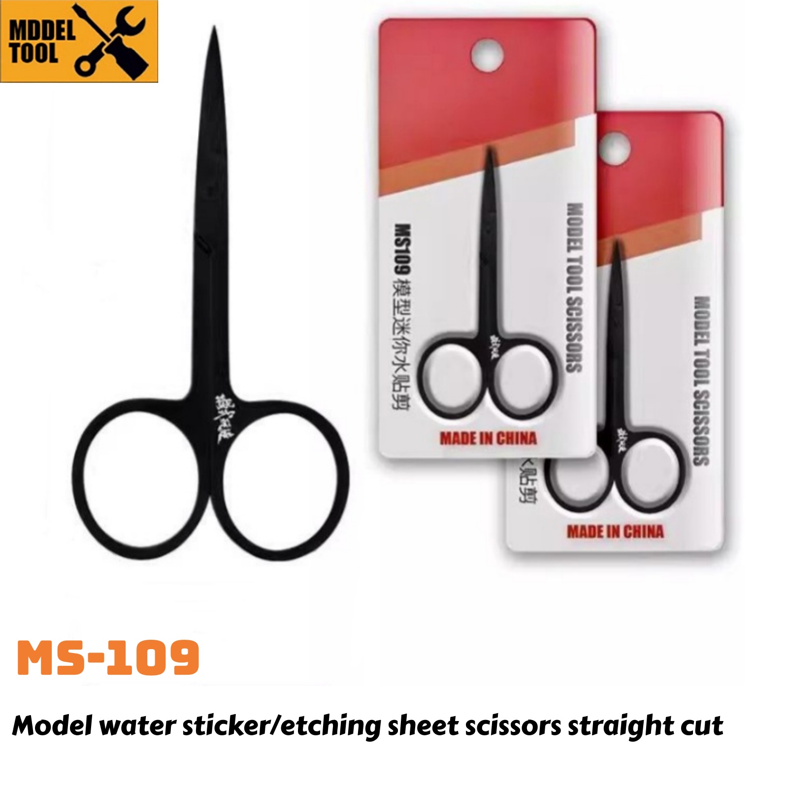 Model Kit Clipper - Mswz ms109 modelo ferramentas tesoura gravada