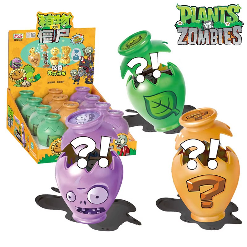 Model Kit Zombie - Conjunto de 12 Brinquedos Plants VS