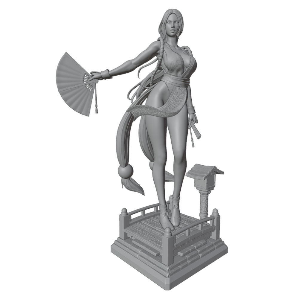Estátua em Resina de Menina Se - Model Kit Hg avaliação e preço