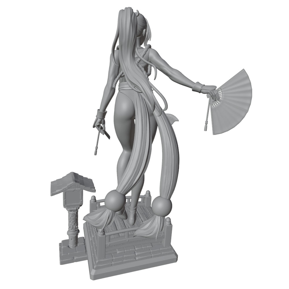Estátua em Resina de Menina Se - Model Kit Hg avaliação e preço