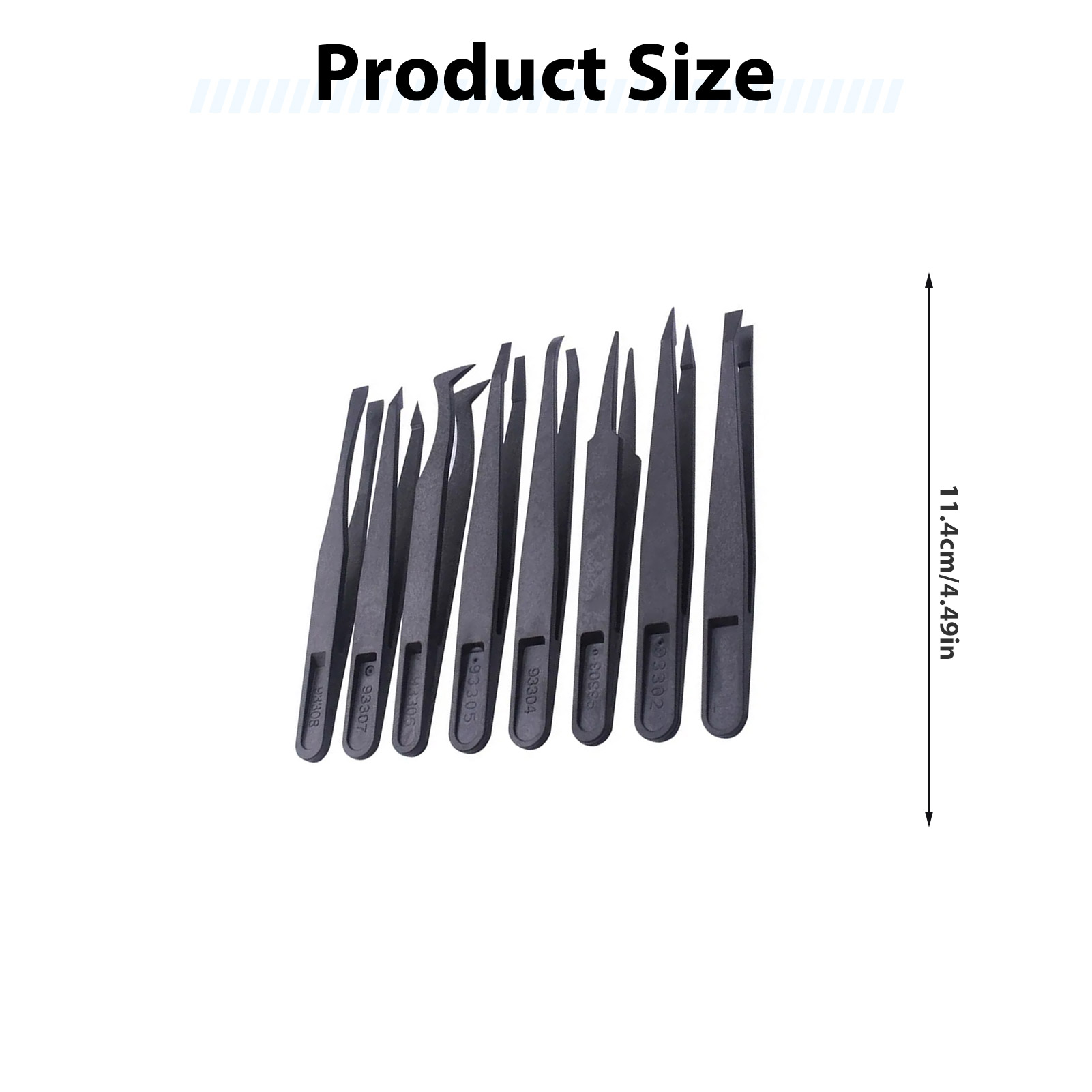 Conjunto de 8 Pinças de Fibra  - Model Kit Tool Set avaliação e preço