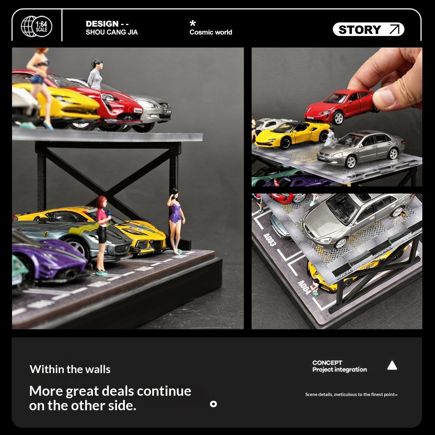 Diorama de Garagem de Estacion - Model Kit Display avaliação e preço