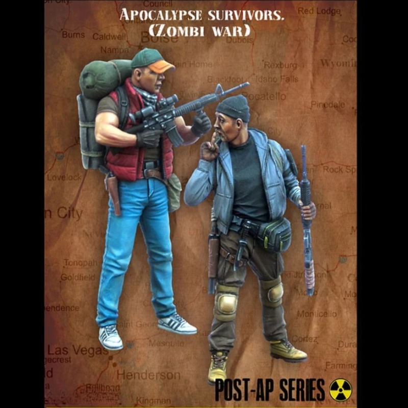 1/35 figura de resina fundida  - Model Kit Zombie avaliação e preço