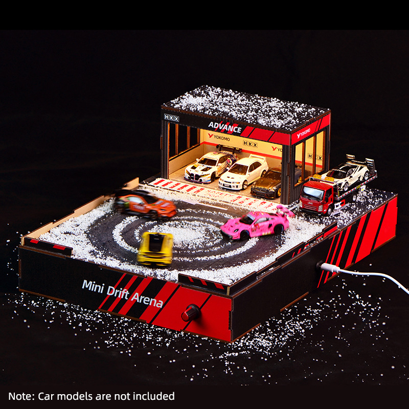 Diorama de Pista de Drift DIY  - Model Kit Display avaliação e preço