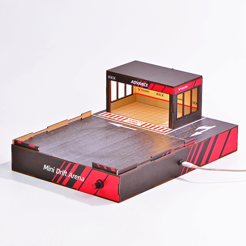 Diorama de Pista de Drift DIY  - Model Kit Display avaliação e preço
