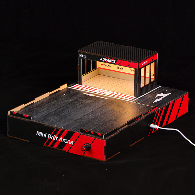 Diorama de Pista de Drift DIY  - Model Kit Display avaliação e preço