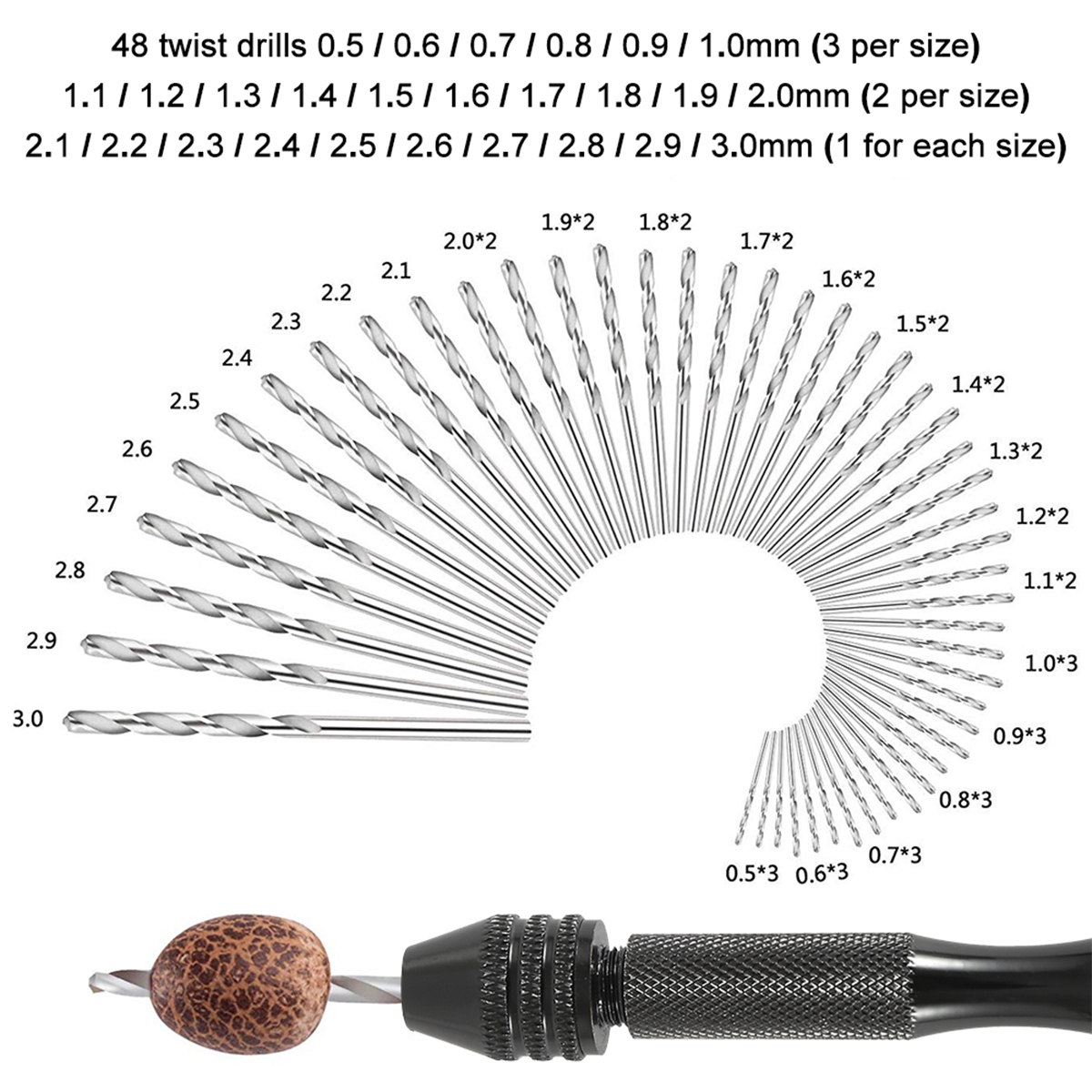 Conjunto de Brocas Micro Mini  - Pin Vice Micro avaliação e preço
