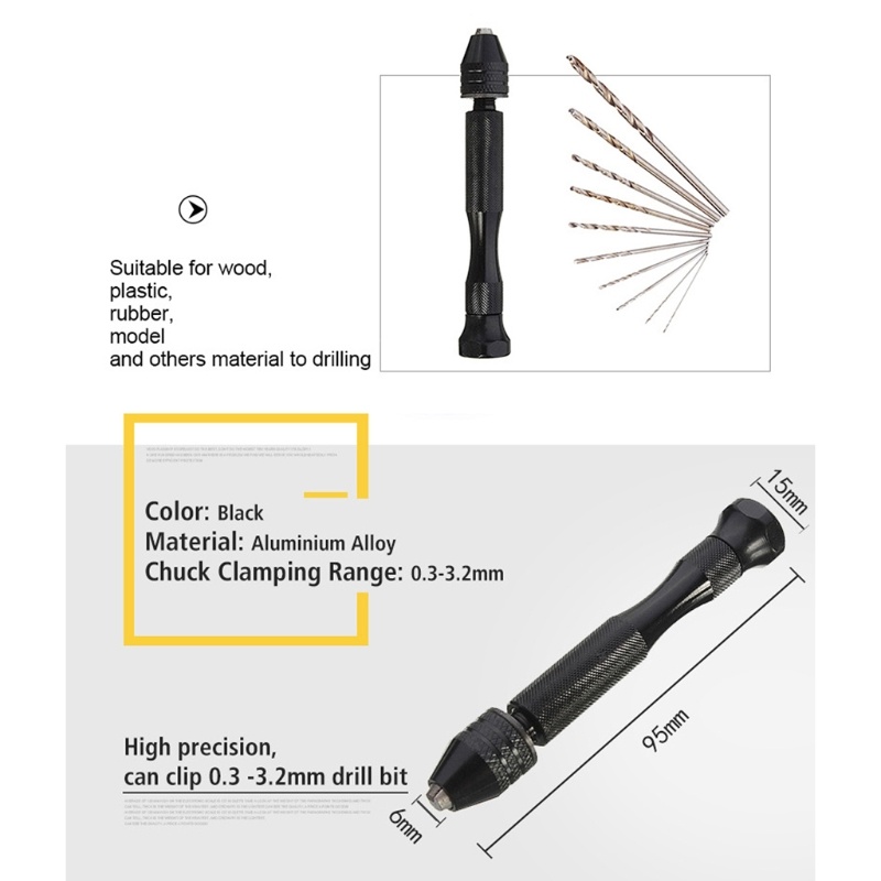 Micro mini mão brocas conjunto - Pin Vice Micro avaliação e preço